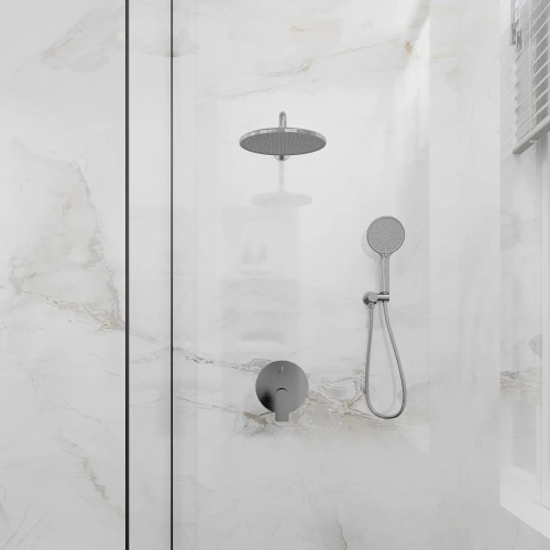 Душевая система Veconi LICATA LI-400-C-C4 встраиваемая в стену цвет хром