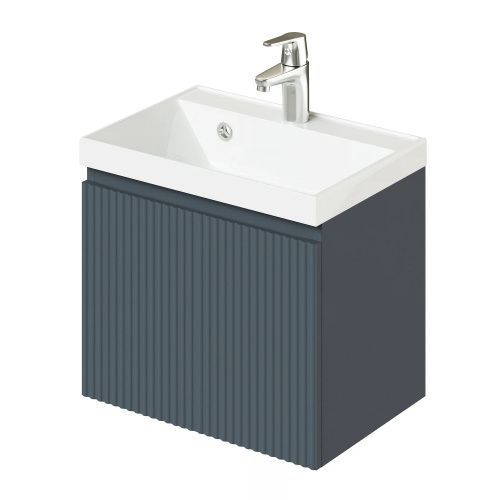 Тумба с раковиной Итана Kate CS00090877 50х30 подвесная цвет серый