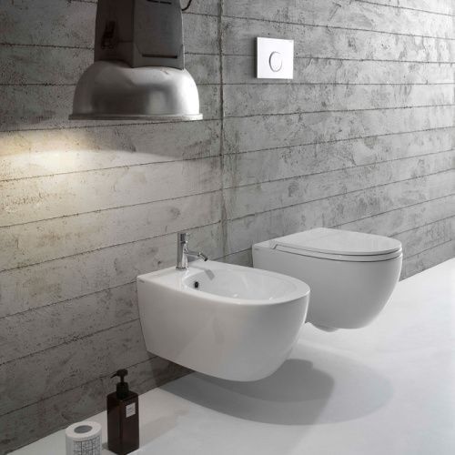 Биде подвесное Globo 4ALL MDS09.BI*1 цвет белый