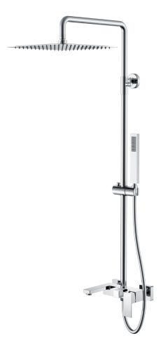 Душевая стойка Boheme Qubic 478-CR настенная цвет хром