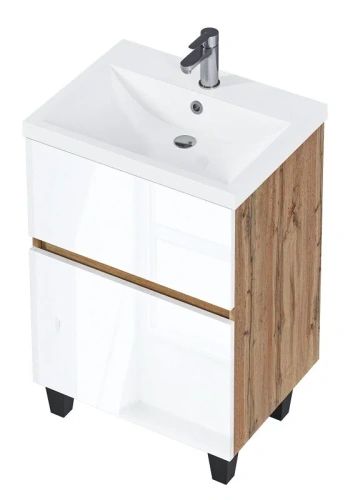 Тумба под раковину 1MarKa Aris Ц0000035778 60х40 цвет белый