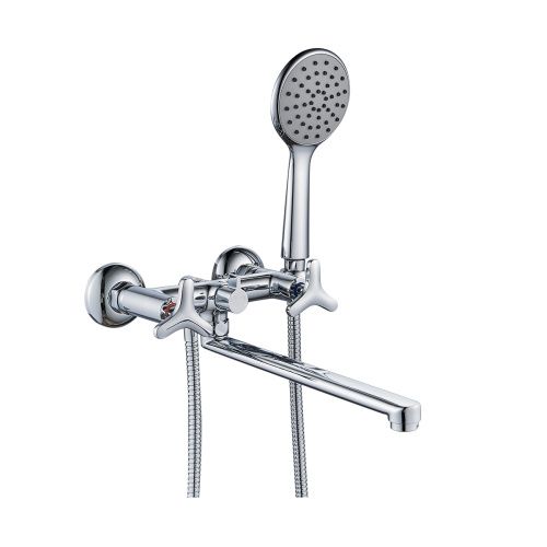 Смеситель для ванны LeMark Plus Spirit LM1951C настенный хром