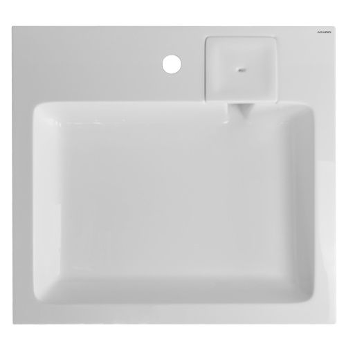 Раковина из искусственного камня Azario Beta CS00086605 60х60 подвесная цвет белый