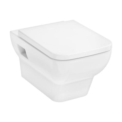 Унитаз подвесной Hansgrohe CreekTide Q 60203450 белый с сиденьем микролифт безободковый каскадный смыв