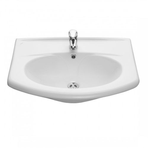 Раковина из сантехнического фарфора Santeri Новая 131207S0011B0 60х50 накладная цвет белый