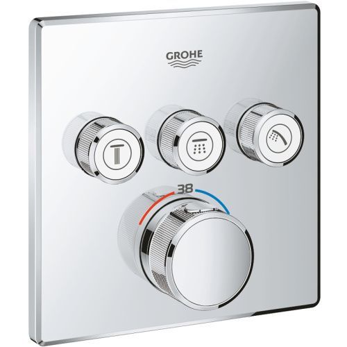 Смеситель Grohe Grohtherm 29126000 встраиваемый в стену хром с термостатом