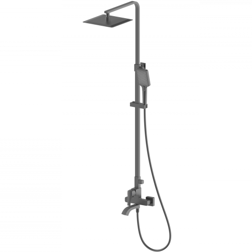 Душевая стойка Wonzon & Woghand Flex WW-88047072-BGM настенная цвет серый