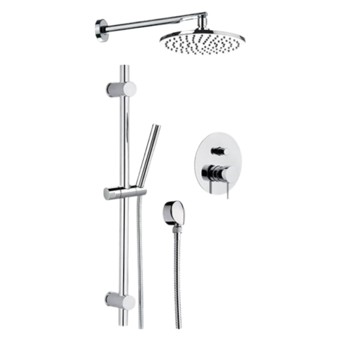 Душевая система Remer X Style X09S01O встраиваемая в стену цвет хром