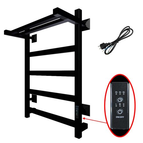 Полотенцесушитель электрический Тругор Пэк сп Пэксп20квП/6050чернВГП 55х60 черный