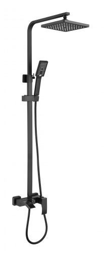 Душевая стойка Fmark FS8645H настенная цвет черный