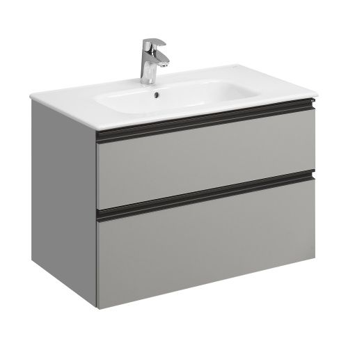 Тумба под раковину Roca DOMI Z.RU93.0.787.4 80х50 подвесная цвет серый