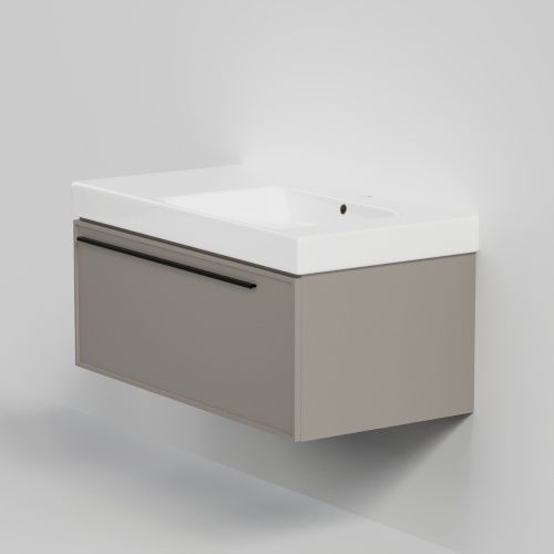 Тумба с раковиной La Fenice ELBA NFNC-01-ELB-C-90-3-90R 90х50 подвесная цвет бежевый