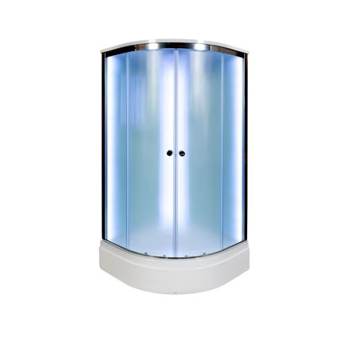 Душевая кабина AvaCan D279SLED 90х90 четверть круга с крышей ориентация универсальная