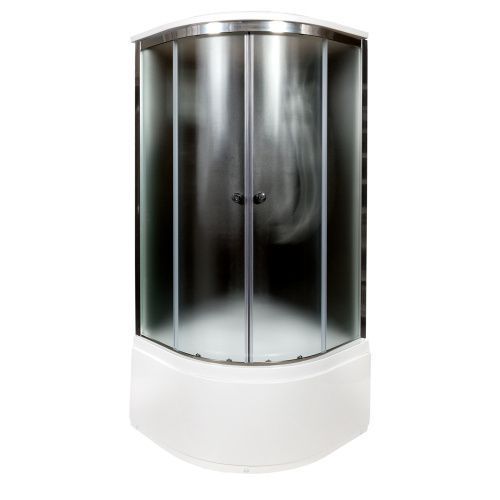 Душевая кабина AvaCan B90SBLACK 90х90 четверть круга с крышей ориентация универсальная