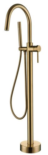 Смеситель Boheme Uno 469-MG напольный золото