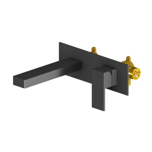 Смеситель для раковины Timo Selene 2071/03SM встраиваемый в стену черный