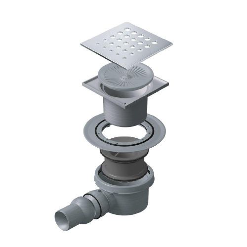 Душевой трап Pestan Confluo Standard Drops 4 Mask 13000079 15х15