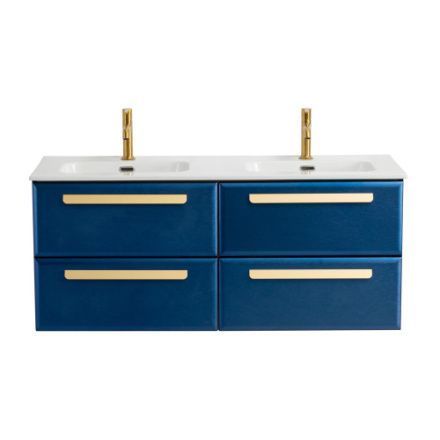 Тумба под раковину Cezares ECO-CER ECO-CER-N-1200-4C-SO-2-SPF-P 120х50 подвесная цвет синий