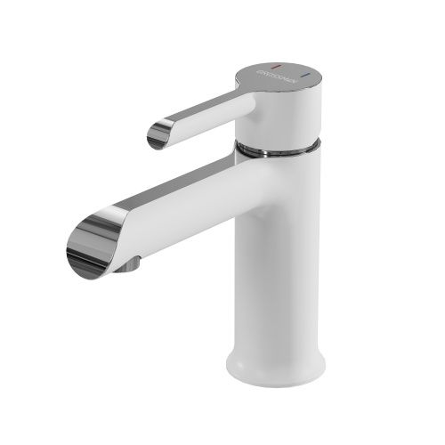 Смеситель Grossman Alba 510.K35.06.100/000 на раковину хром/белый