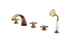 Смеситель RavSlezak MK369.5PSM на борт ванны бронза