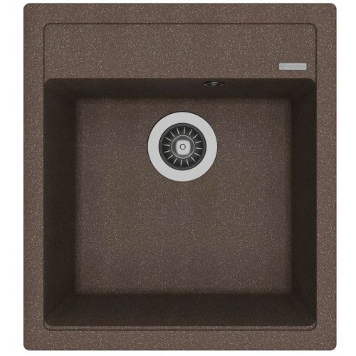 Кухонная мойка Florentina Липси 460 20.280.B0460.206 50х45 цвет коричневый поверхность матовая