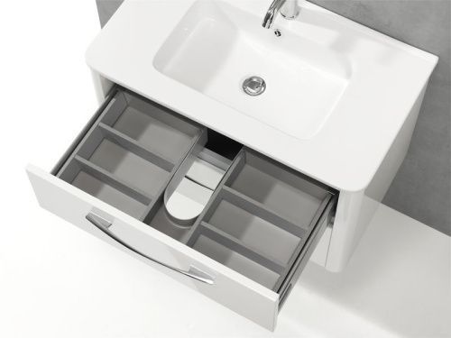 Раковина керамическая IBX Asun PORC080SUN 80х50 встраиваемая цвет белый 1 отверстие под смеситель