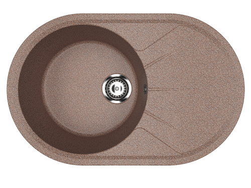 Кухонная мойка Ulgran Classic U-503-307 75х50 цвет коричневый