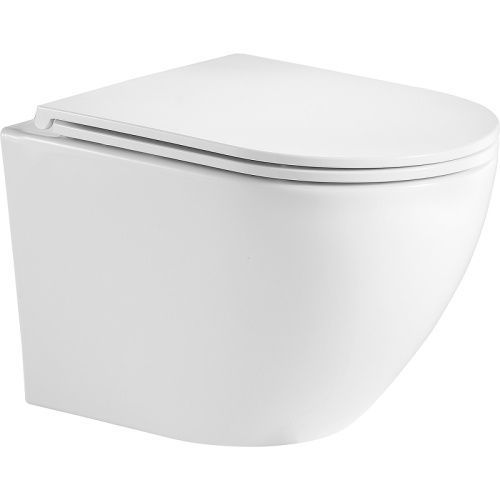 Унитаз подвесной WeltWasser 10000009939 белый с сиденьем микролифт безободковый смыв торнадо