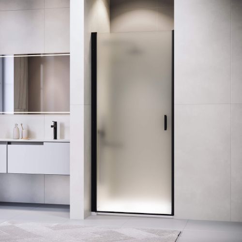 Душевая дверь RGW Leipzig 351200309-24 90х195 стекло матовое профиль черный