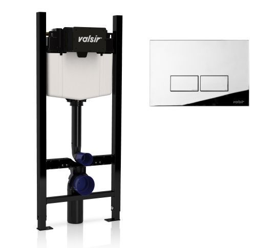Инсталляция для унитаза с клавишей смыва Valsir KIT P3 CR VS0853202