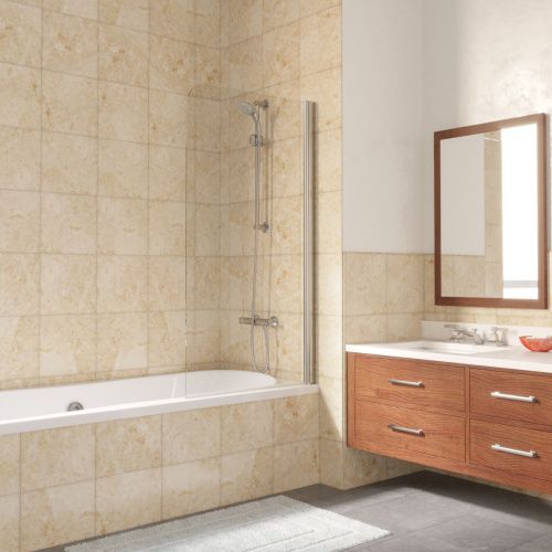 Душевая шторка на ванну Vegas-Glass EV LUX EV LUX 60 08 01 R 60х150 стекло прозрачное профиль хром ориентация правая