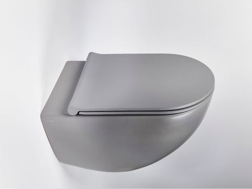 Чаша унитаза подвесная Galassia Dream 7334GM цвет серый без сиденья безободковая каскадный смыв