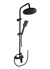 Смеситель для душа RavSlezak COLORADO CO182.5/3CMATZ настенный черный