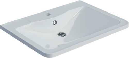 Раковина из искусственного камня Madera Адель 4627173210225 60х50 накладная цвет белый