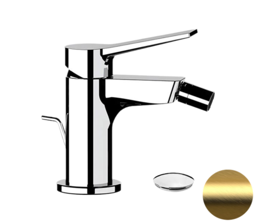 Смеситель Remer Slash & Dot SL20BG на биде золото