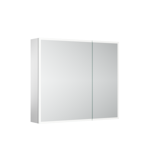 Зеркало-шкаф Sancos Evoke SC8080 80х70 подвесной цвет серый