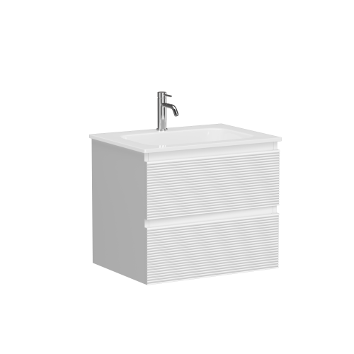 Тумба под раковину Sancos FOLK FL60W 60х40 подвесная цвет белый