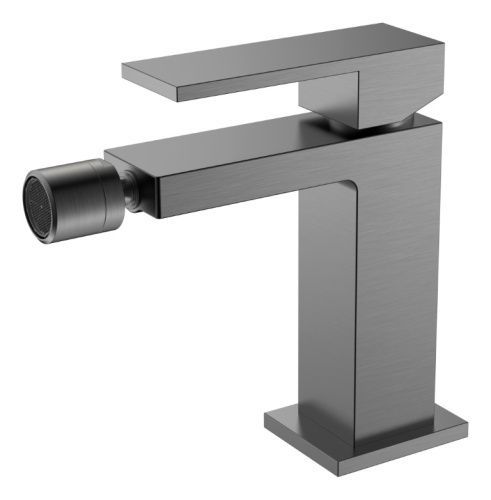 Смеситель Boheme Qubic 476-GM на биде серый
