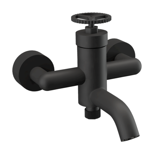 Смеситель для ванны Remer Chrono CH05NO настенный черный