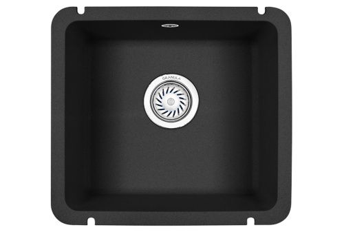 Кухонная мойка Granula 3601, ЧЁРНЫЙ 40х45 цвет черный поверхность матовая