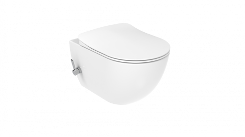 Чаша унитаза подвесная Creavit Free FE320-34CB00E-0002 цвет белый без сиденья душевой смыв