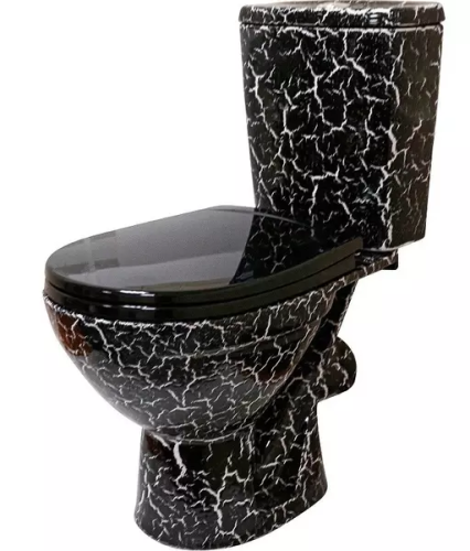 Унитаз-компакт напольный с бачком Rosa Соло Вн Унчк30 черный с сиденьем каскадный смыв