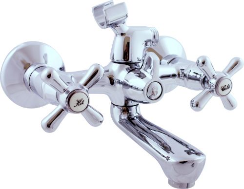 Смеситель для ванны и душа RavSlezak MORAVA MK154.5 настенный хром