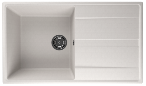 Кухонная мойка Ulgran Quartz Prima 850-01 85х50 цвет белый