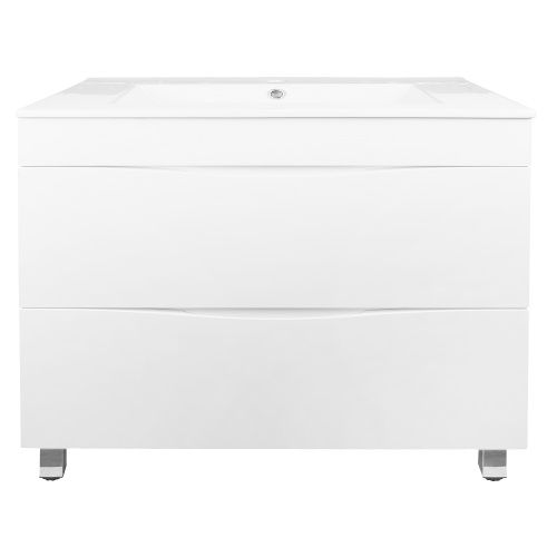 Тумба с раковиной Loranto SANTORINI CS00086974 80х50 напольная цвет белый