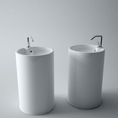 Раковина керамическая Simas Top e lavabi d'Arredo GTEbi*1 50 см напольная цвет белый без отверстий под смеситель