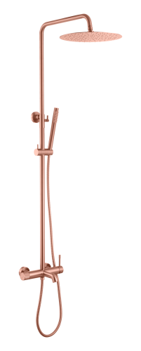 Душевая стойка Boheme Uno 468-CB настенная цвет медь