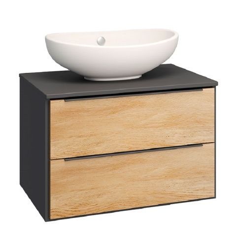 Тумба под раковину Runo Мальта 00-00001097 70х50 подвесная цвет коричневый