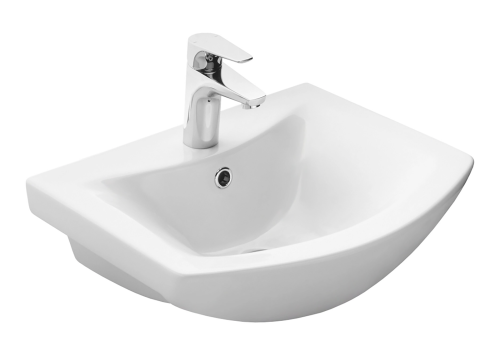 Раковина мебельная керамическая Santek Балтика 50 1.WH50.1.701 50х40 накладная цвет белый 1 отверстие под смеситель