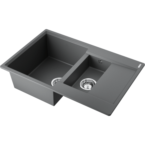 Кухонная мойка Omoikiri Daisen 78-2T 4993533 80х50 цвет серый